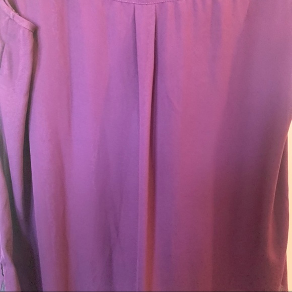 Womens Plus Size MPH Collection Purple Tank Top 2X - Picture 8 of 9